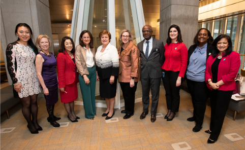 Photo of MIGA event panelists at the 2019 Gender CEO Award
