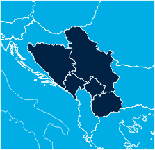 Bosnia and Herzegovina, Kosovo, Montenegro, North Macedonia, Serbia